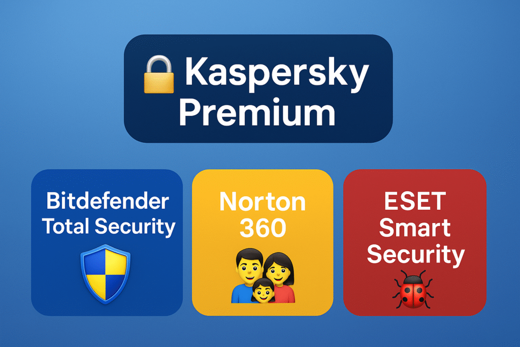 مقایسه Kaspersky Premium با Bitdefender، Norton و ESET
