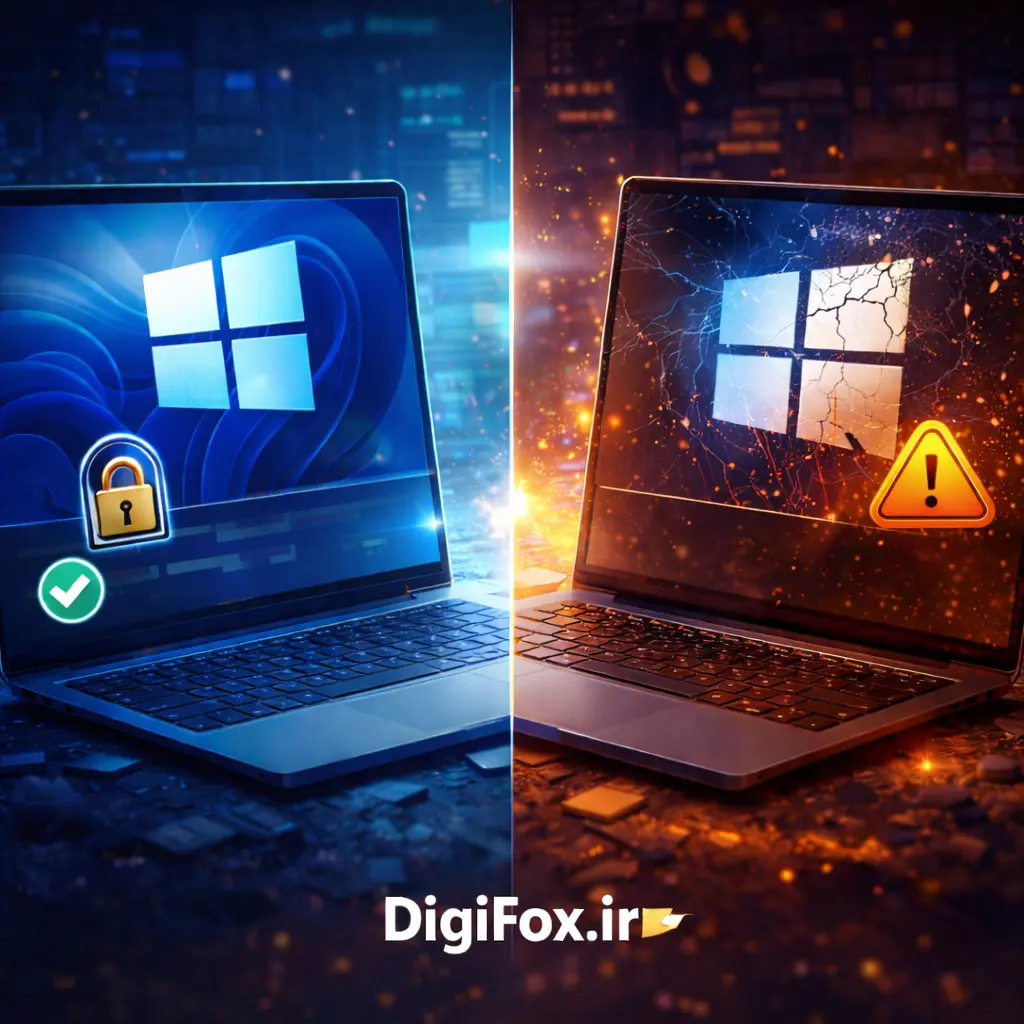 ویندوز اورجینال بخریم یا کرک کنیم