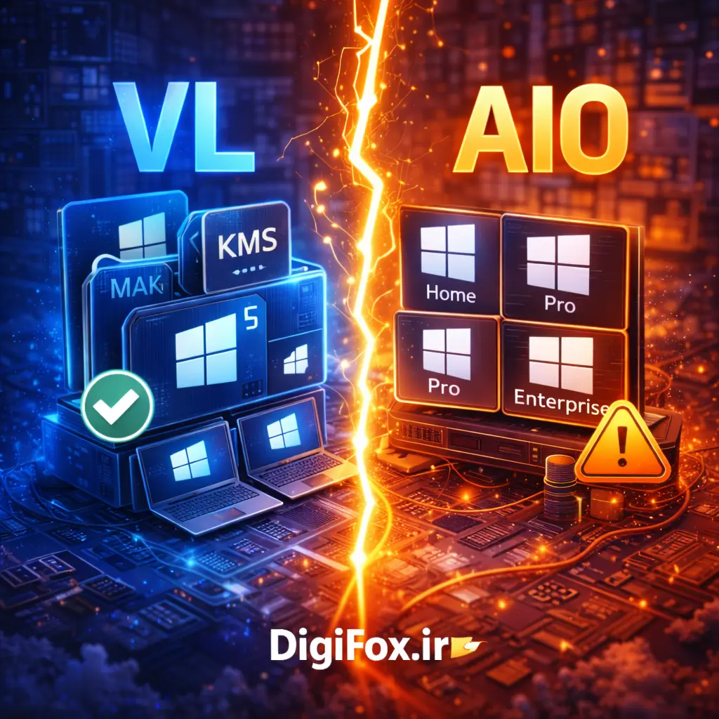 فرق نسخه VL و AIO چیست؟
