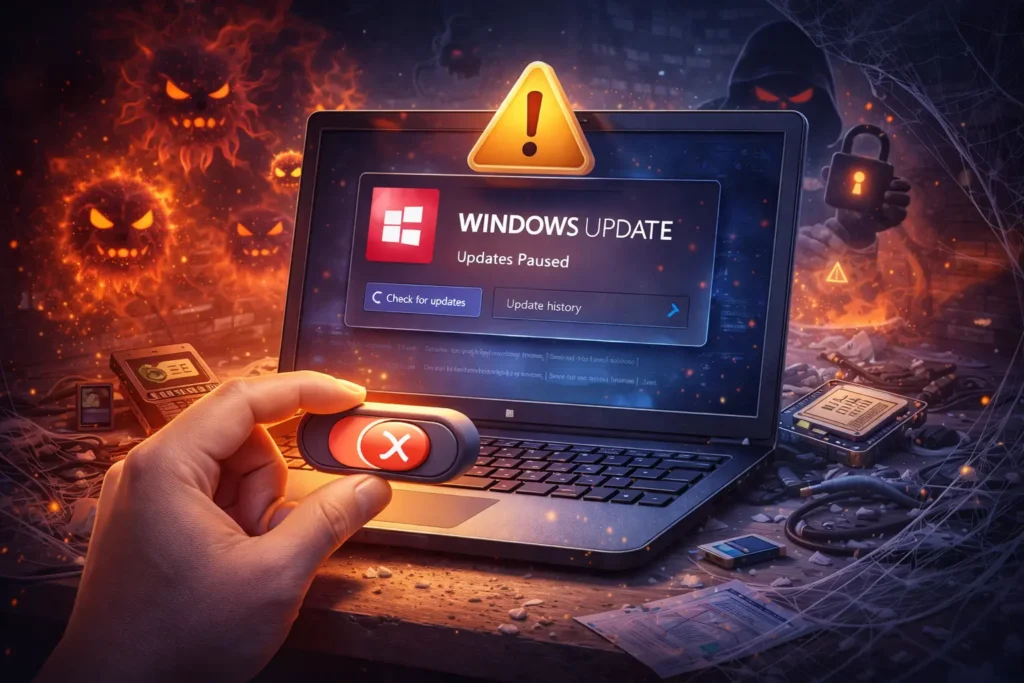 بیتوجهی به آپدیتهای ویندوز