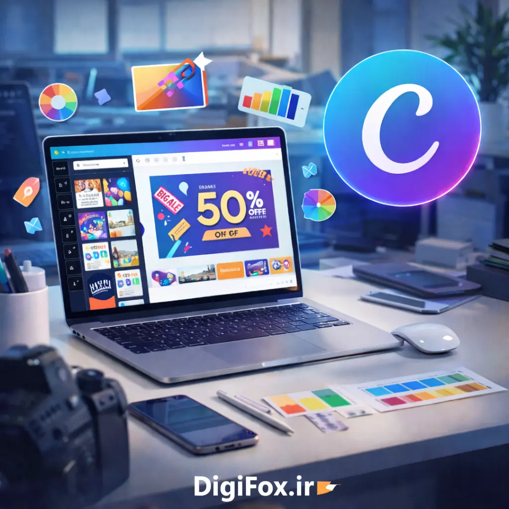 Canva – طراحی گرافیک ساده و سریع