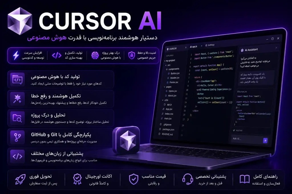 خرید اکانت Cursor AI